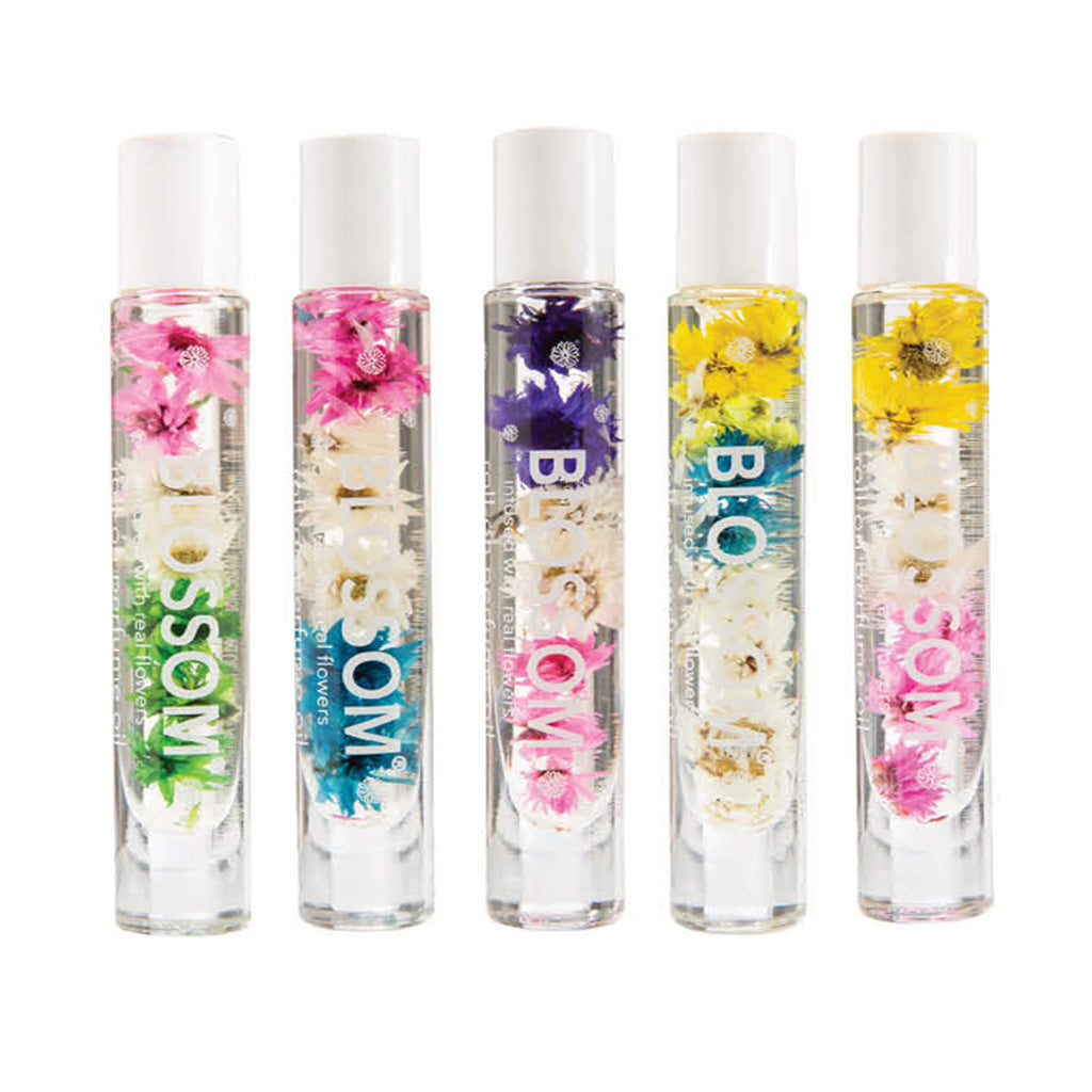 Blossom Bundle Sunset Sensation - Spa Coconut Body Oil, Roll-On Perfume Oil  and Moisturizing Lip Gloss Tube – Blossom®