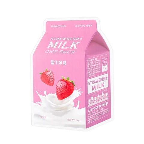 Milk Sheet Mask - Strawberry