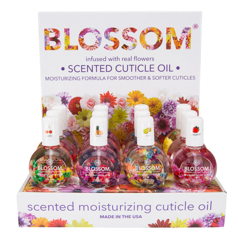 Blossom Scented Cuticle Oil 12 Piece Display - Floral