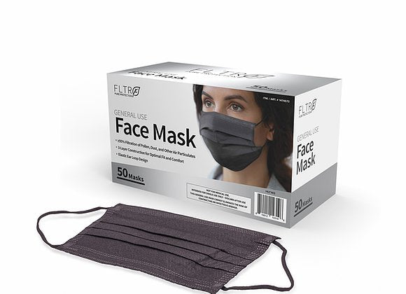 General Use Face Mask - Black, 50 pcs.