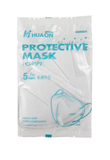 KN95 Face Mask, FDA and CE Certified, 5-layer, medium/large